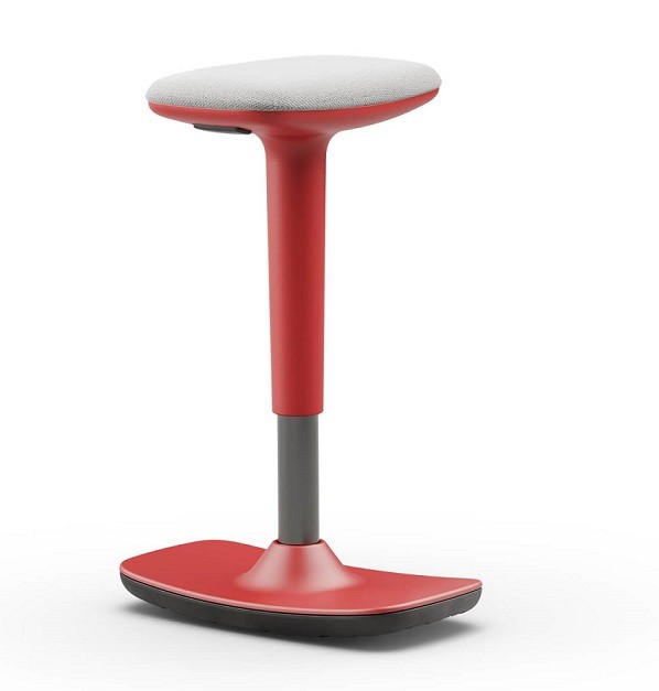 Taburete 5 tacos - Altura de silla : 53 - 78 cm - color rojo - Equipo de  laboratorio
