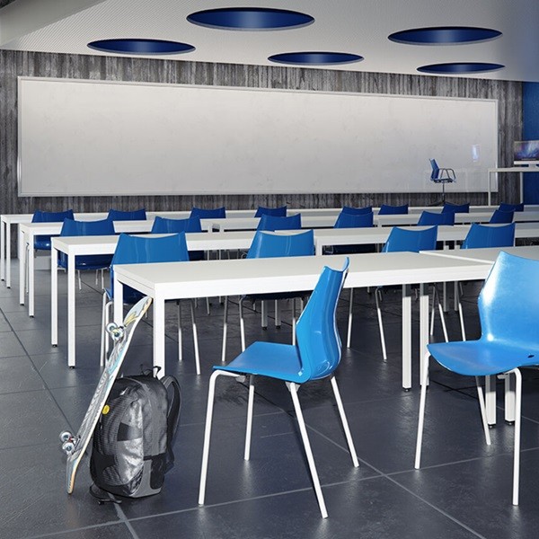 Mesas polivalentes para sala de reuniones  - Mesas para salas de reuniones, bibliotecas, etc. Con tablero bilaminado
y estructura metlica con medidas desde los 160 hasta los 200cm.de largo
con varios acabados.