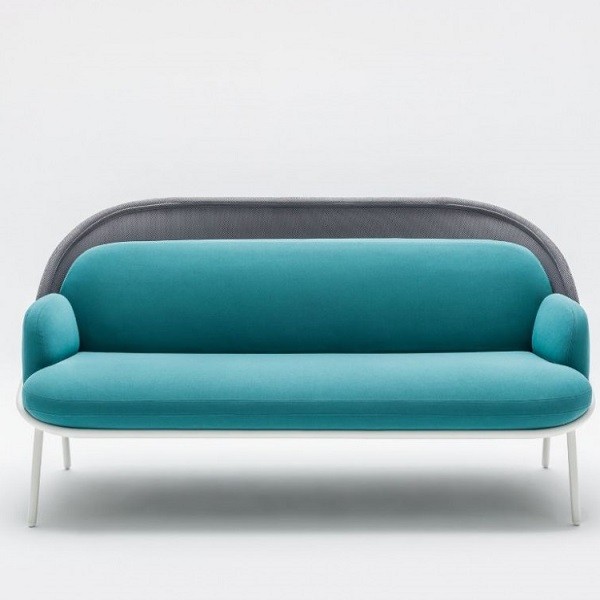 sofa 2 plazas con panel mediano malla - Lnea de sofs contempornea de novedad en la web, pregntanos.