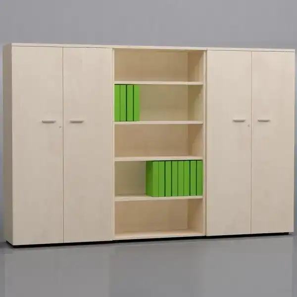 Armario de oficina con baldas y puertas
